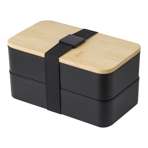 Lunch box double compartiment en PP Maxton blanc | sans marquage | non disponible | non disponible