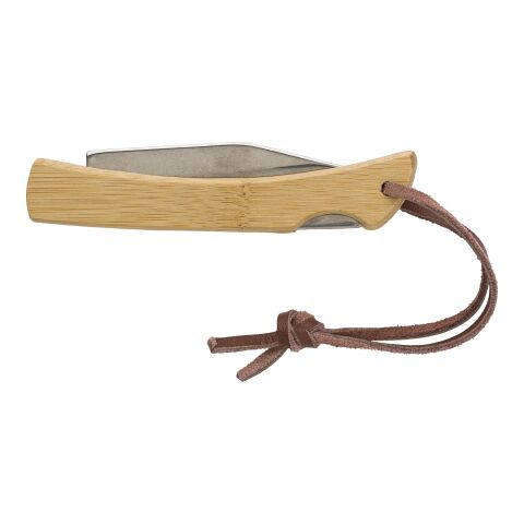 Canif en acier inoxydable et bambou Beckett marron | sans marquage | non disponible | non disponible
