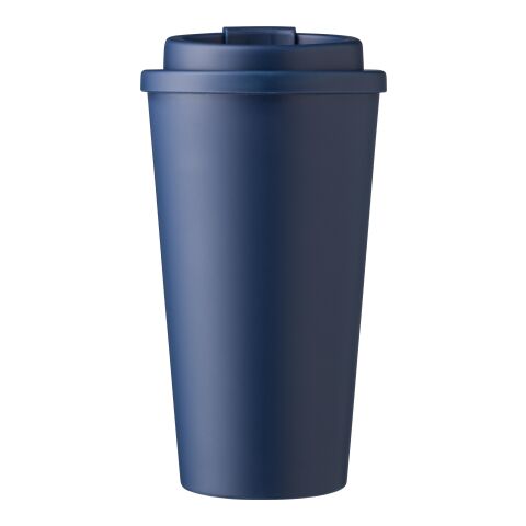 Mug double paroi en plastique PP Mackenzie vert | sans marquage | non disponible | non disponible