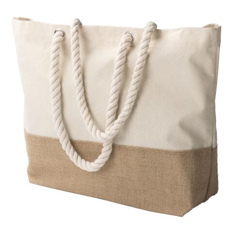 Sac shopping en coton canvas Diego beige | sans marquage | non disponible | non disponible