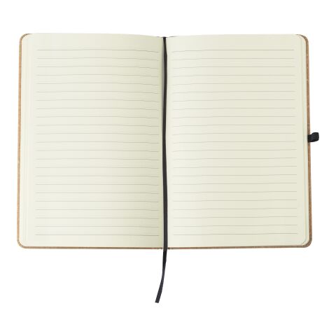 Carnet A5 en cuir recyclé Gianna noir | sans marquage | non disponible | non disponible