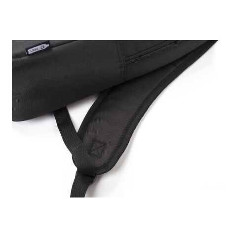 Sac à dos porte-ordinateur en polyester rPET Phineas noir | sans marquage | non disponible | non disponible