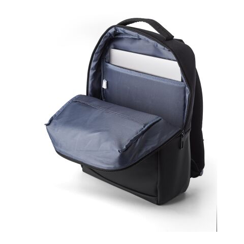 Sac à dos porte-ordinateur en polyester 600D Oscar noir | sans marquage | non disponible | non disponible