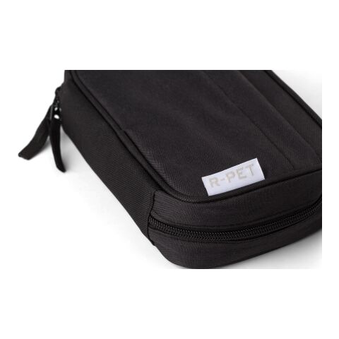 Pochette de voyage en rPET 600D Calix noir | sans marquage | non disponible | non disponible
