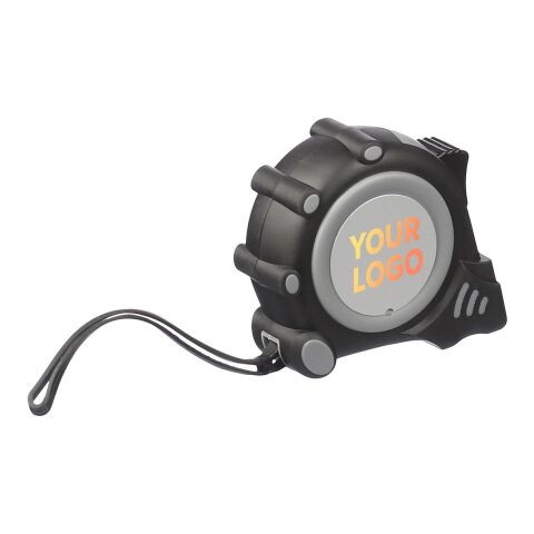 Mètre-ruban en ABS de 3 m noir | sans marquage | non disponible | non disponible