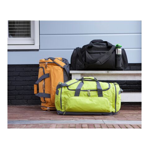 Sac de sport en polyester 600D. noir | sans marquage | non disponible | non disponible