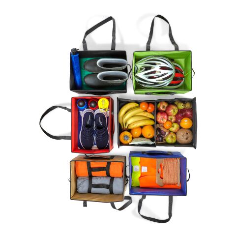 Organiseur pliable de voiture bleu cobalt | sans marquage | non disponible | non disponible