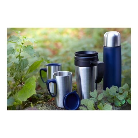 Mug isotherme argent | sans marquage | non disponible | non disponible