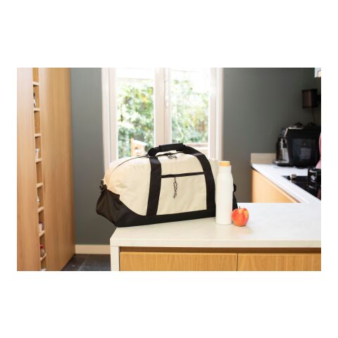 Sac de sport en polyester noir | sans marquage | non disponible | non disponible