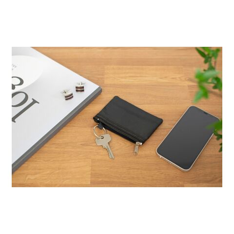 Trousseau de clés zippé noir | sans marquage | non disponible | non disponible