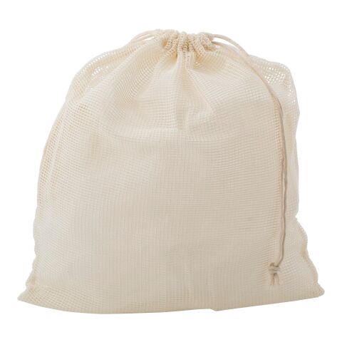 Set de 3 sacs filets en coton beige | sans marquage | non disponible | non disponible