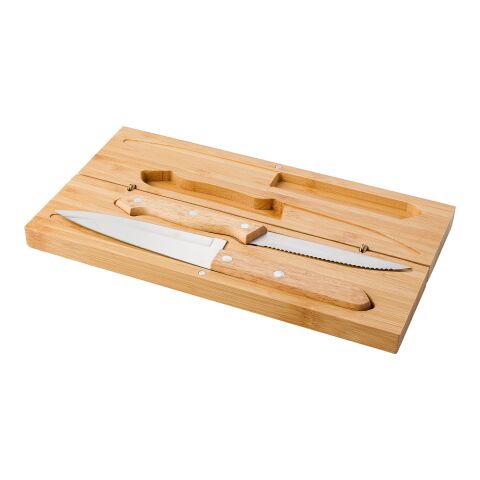 Ensemble de couteaux en bambou Tony marron | sans marquage | non disponible | non disponible