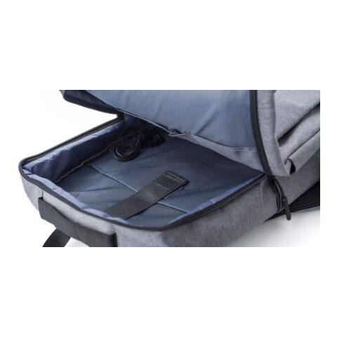 Sac à dos porte-ordinateur en polyester 600D Carlito gris | sans marquage | non disponible | non disponible