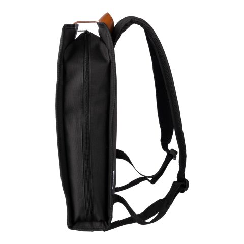 Sac à dos porte-ordinateur en polyester rPET Ralf noir | sans marquage | non disponible | non disponible