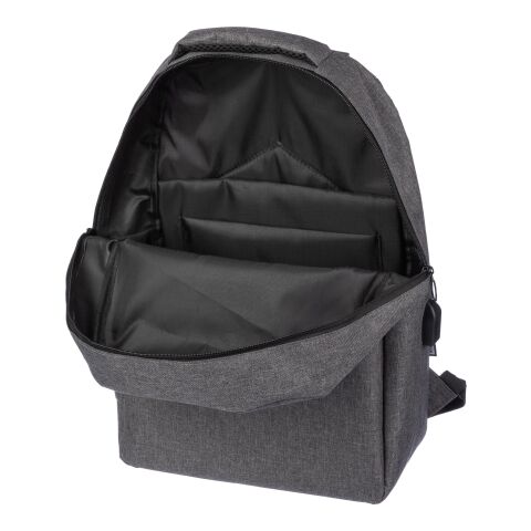 Sac à dos porte-ordinateur en rPET Henrik gris | sans marquage | non disponible | non disponible