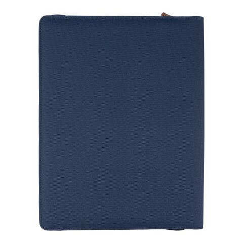 Conférencier A4 zippé en rPET Jasmin bleu | sans marquage | non disponible | non disponible