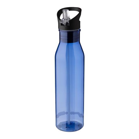 Gourde de 730 ml en rPET avec paille Manfred bleu cobalt | sans marquage | non disponible | non disponible