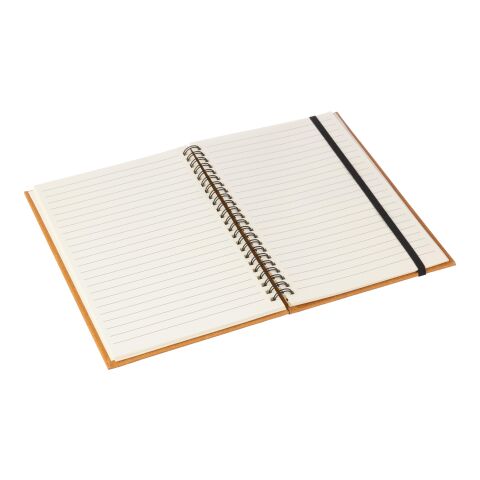 Carnet A5 en cuir recyclé A5 Egon noir | sans marquage | non disponible | non disponible