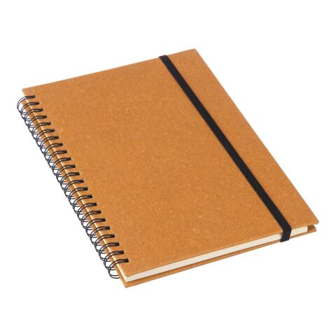 Carnet A5 en cuir recyclé A5 Egon marron | sans marquage | non disponible | non disponible