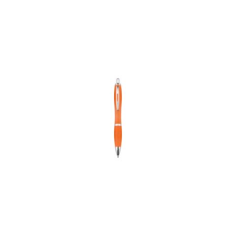 Stylo bille en ABS recyclé Hamza orange | sans marquage | non disponible | non disponible