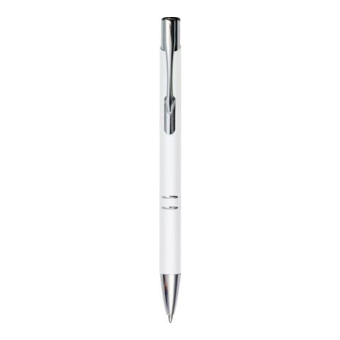 Stylo bille en métal blanc | sans marquage | non disponible | non disponible