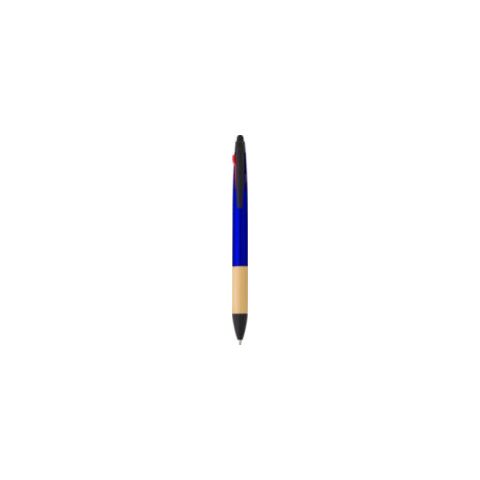 Stylo bille en ABS 3 mines Malachi bleu cobalt | sans marquage | non disponible | non disponible