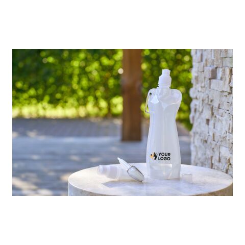 Gourde pliable en PP - 400 ml bleu | sans marquage | non disponible | non disponible