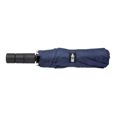 Parapluie pliable en rPET 190T Kameron bleu | sans marquage | non disponible | non disponible