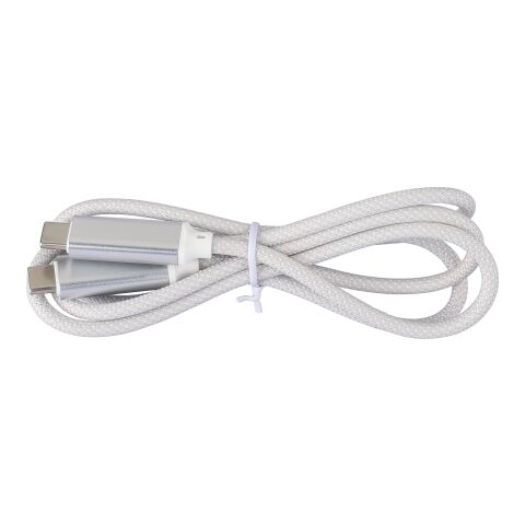 Câble de charge en nylon 100W Gerd blanc | sans marquage | non disponible | non disponible