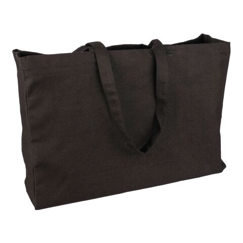 Sac shopping en coton Oeko-Tex 280 g/m2 Hugh noir | sans marquage | non disponible | non disponible