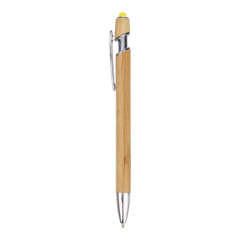 Stylo bille en bambou et plastique Deanna orange | sans marquage | non disponible | non disponible