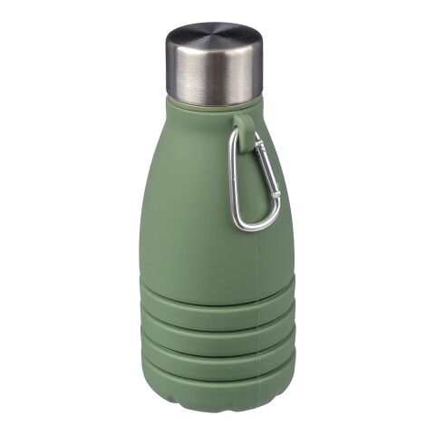 Gourde pliable de 550 ml en silicone Erin gris | sans marquage | non disponible | non disponible