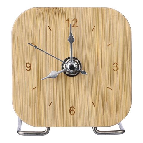 Horloge de bureau en bambou Jenny marron | sans marquage | non disponible | non disponible