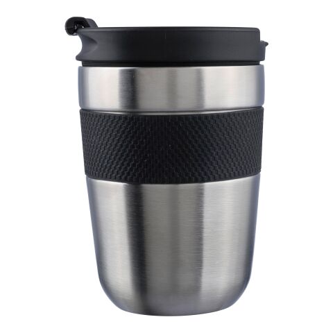 Mug isotherme en acier inoxydable recyclé Keith noir/argent | sans marquage | non disponible | non disponible