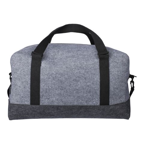 Sac de sport rPET en feutre Corliss gris foncé | sans marquage | non disponible | non disponible