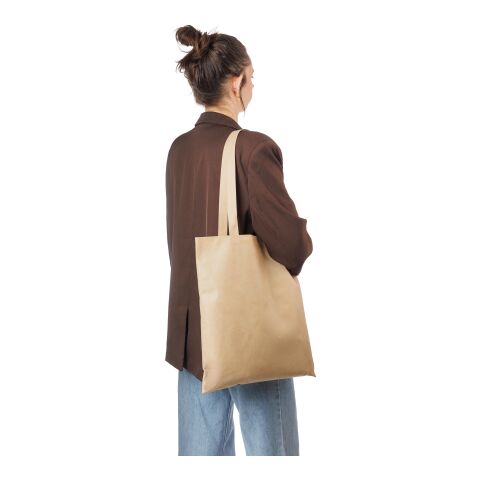 Bolsa con asas de tela no tejida (80 g/m2) Taye marron | sans marquage | non disponible | non disponible