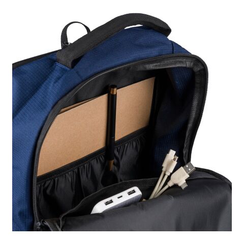 Sac à dos Ocean Bound en polyester rPET 300) Tova bleu | sans marquage | non disponible | non disponible