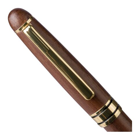 Stylo bille twist en bois de noyer Noa marron | sans marquage | non disponible | non disponible