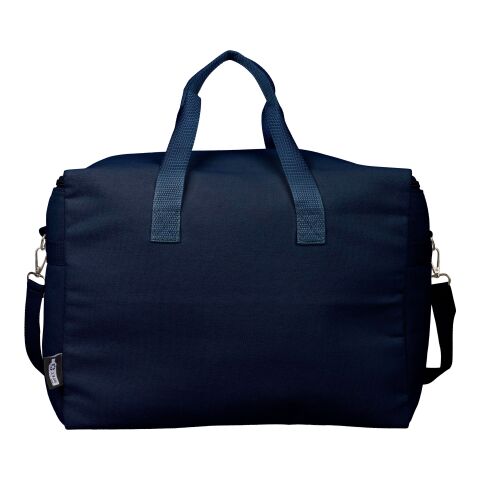 Sac isotherme en polycoton recyclé 330 g/m2 Luz bleu | sans marquage