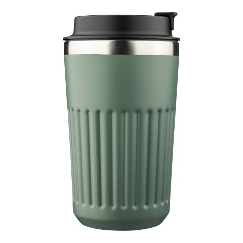 Mug double paroi en acier inoxydable recyclé de 400 ml Chiara rouge foncé | sans marquage | non disponible | non disponible