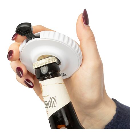 Dés mécaniques en ABS recyclé Cian blanc/noir | sans marquage