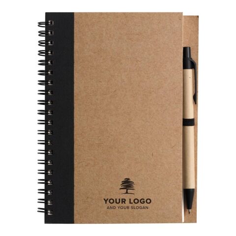 Carnet à spirale Stella noir | sans marquage | non disponible | non disponible