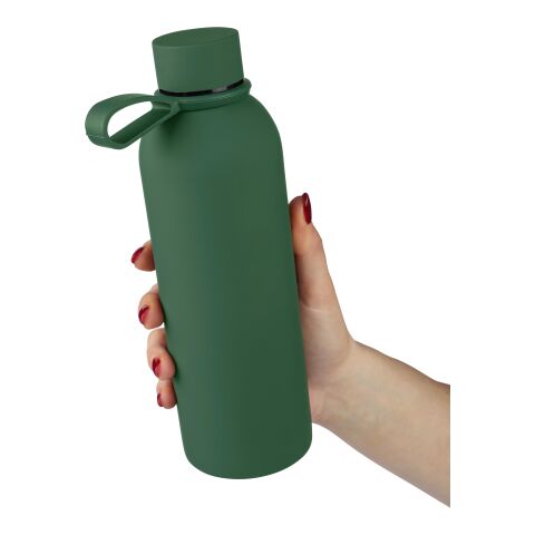Botella termo de acero inox. reciclado (500 ml) Sena blanc | sans marquage | non disponible | non disponible