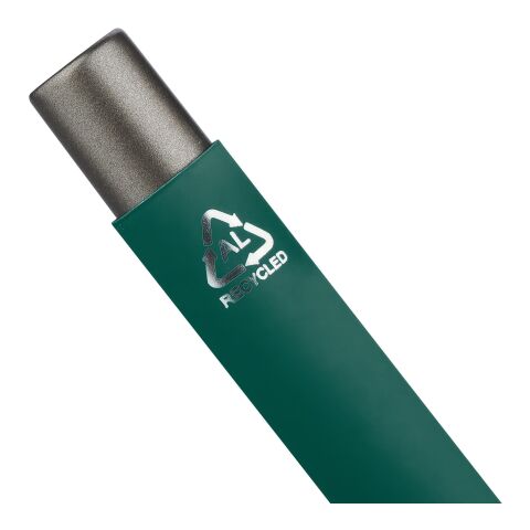 Stylo à bille en aluminium Emmett vert | sans marquage | non disponible | non disponible