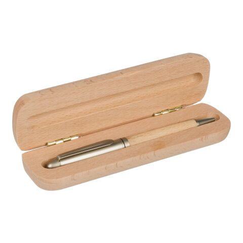Stylo bille en bambou marron