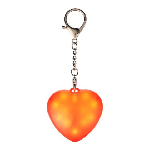 Porte-clés lumineux Gleamo | Forme cœur rouge