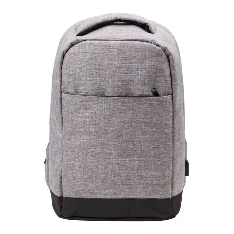 Sac à dos antivol en polyester 600D gris anthracite