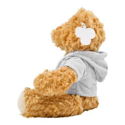 Peluche livré avec un sweat. blanc