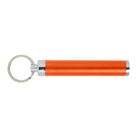 Porte-clés torche en métal orange