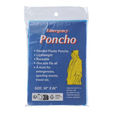 Poncho en PE orange